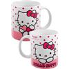 United Labels Hello Kitty - Tazza a pois in porcellana, 320 ml