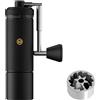 TIMEMORE Macinacaffè Manuale in Acciaio Inox Macinacaffè Espresso Chestnut S3 con Capacità 25g Regolazione Esterna Numerica per Viaggi, Campeggio, Casa Nero
