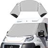 CISSIYOG Copertura parabrezza per camper compatibile con Fiat Ducato, per Peugeot Boxer, per Citroën Relay X250/290 (2006-2025), tenda parasole isolante per parabrezza con borsa per il trasporto