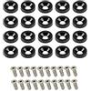 TOTMOX Kit bullone lavaurti, TOTMOX 20pcs acciaio inossidabile, alluminio, modifica, vite M6, kit bullone paraurti, kit avvolgimento vano motore, rosso