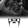 KUNGKIC Fibra di carbonio Auto Pannello di controllo Copertura Telaio Ingranaggio Adesivi Per Fiat Panda 169 319 2013-2020 2021 2022 2023 2024 2025 cambio pannello Interno Accessori decorativi (nero)