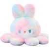 SKIPTHYBER Octopus, peluche polpo reversibile, polpo di peluche, peluche per bambini, regalo di compleanno
