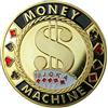 Redtooth Poker Fa. Wessel Pokerguard Poker Card Guard Money Machine placcato oro