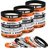 FEPITO 49 pezzi Braccialetti in gomma di Halloween 7 Braccialetti classici in silicone per articoli per feste di Halloween