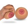 Bada Bing Set di 2 palline da schiacciare per petto antistress, con busto, regalo divertente per uomini singoli, articolo 53