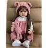 ZIYIUI 18 Pollici 47 cm Bambole Reborn Femmine Corpo in morbido cotone Realistico Fatto a Mano Reborn Bambola Originali Toddler Baby Doll Regalo di Compleanno Giocattoli Regali Natale