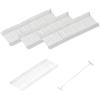 JOYOLA 5000 Lunghezza 50 mm Fili Sparafili Bianchi fili a Paletta,Tag Gun Barbs per Pistola Sparafili per Cartellini e Prezzi, Stitch Gun per Etichette Targhette Cartellini Pistola Sparafili