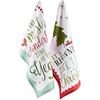 DII Set di asciugamani da cucina per le vacanze, strofinacci natalizi per cuocere, cucinare e intrattenere 45,7 x 71,1 cm, detti vacanze, 2 pezzi