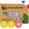 aecodune Ricarica per soffione doccia anticalcare Aecodune - filtro acqua e cloro con vitamina C - relax a casa - kit addolcitore con palline doccia filtranti ioni negativi - limone x2, profumo di rosa