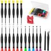 Amentalove AAmentalove 19 Pcs Cacciaviti Precisione, Set Cacciaviti, Mini Cacciavite, Cacciavite per Occhiali, cacciavite Torx, Set Cacciaviti Precisione per Riparare Occhiali Computer Smartphone Orologio