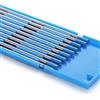 TEN-HIGH Elettrodi di tungsteno TEN-HIGH TIG, Lanthanum 2%, WL20 (blu), elettrodo di tungsteno lantanio, 3,2 mm x 175 mm, confezione da 10 pezzi.