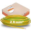 Lapp Cavo H07V-K 1 x 2,5 mm², 100 m, Verde/Giallo - Cavo di Collegamento