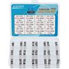 AUKENIEN 12 Valori 60 Pezzi 250V 6x30MM Fusibili Vetro Soffiato Lento T 0,5A 1A 2A 3A 3,15A 4A 5A 6A 7A 8A 10A 12A Kit Assortimento di Fusibile in Vetro di Ritardo del Tubo