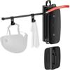 Mimoke Supporto da parete girevole per bicicletta - Staffa per bicicletta - Supporto verticale - Portabici per il garage - MTB & bici da strada (Gancio rosso con gancio per cappelli, 1 pezzo)