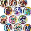 JJ PRIME - Magneti da frigo rotondi | mini accessori | magneti artigianali | piccoli magneti per lavagna, ufficio, cucina e scuola (design cani)