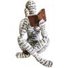 PIGPIGFLY Statua Della Figura di Lettura,Statue Decorative, Figure Decorative, Statuette Decorative Casa, Soggiorno Decorativo Moderno da Appoggiare, Scultura Astratta in Poliresina, Idea Regalo