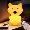 xinjinhju Grandi Luci notturne Volpe lampade luci di decorare, luce dell'umore, luce portatile che cambia colore, morbido e carino regalo per Bambini, Studenti, Ragazzi, Ragazze - grande
