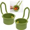 MAIXINNEW 2 Pezzi Cestino Scolapiatti da Appendere, Cestino di Scarico per Lavello da Cucina, Cestello Scarico Lavandino Sospeso per Cucina