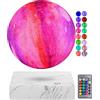 DIDWI Lampada Magnetica Fluttuante e Filatura Lunare con Telecomando, 16 Colori LED 3D Luci Notturne Galassia per Decorazione Stanza, Regali di Compleanno