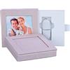 Elegantdisk Scatola porta USB/Schuber. Tessuto di lino (Beige)