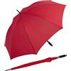 Doppler Ombrellone lungo Fiber Golf Fibreglass, Colore: rosso, 130 cm
