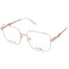 Guess GU2953 024 | Occhiali da Vista Graduati | Prova Online | Metallo | Quadrati | Bianco, Oro rosa | Adrialenti
