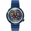 Nubeo Ventana Orologio automatico Atari Gamestation Pro da uomo con cinturino in gomma 48 mm NB-6125, Sportivo