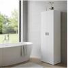 Mobile multiuso 2 ante bianco fiammato 66x45,1x194,3 cm