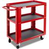 Usag Carrello porta attrezzi 3 ripiani usag 504 sr rosso 90,1x45,2x84,9 cm