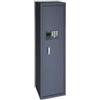 Armadio portafucili elettrico 5 posti in acciaio con tesoretto, 30x30x145 cm