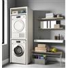 BellaHome Mobile per lavatrice e asciugatrice bianco 70x64x203 cm