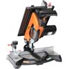 Compa Troncatrice portatile compa orange 210 in alluminio con motore a spazzole e lama con diametro 210 mm, 1200 w 5000 giri/mm