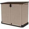 Portattrezzi multiuso keter store it out midi in resina beige 132x71,5x113,5 cm