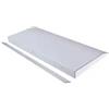 Essenza Pensilina essenza in policarbonato trasparente 120x44,5 cm