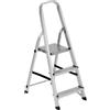 Scala alluminio essenza everest con 3 gradini e portata massima 150 kg 62x40x106 cm