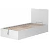 Letto singolo contenitore hi box bianco 90x190 cm