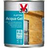 V33 Flatting acqua-gel, colore noce medio - 0,75 litri