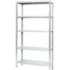 Easy System Scaffale in metallo 5 ripiani easy system portata 400 kg 100x40x187 cm