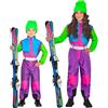 W WIDMANN MILANO Party Fashion - Costume da sci per bambini, tuta con cintura, per maschietti e femminucce, carnevale