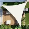 LOVE STORY Vela ombreggiante Triangolare Impermeabile 4x4x3m Tenda a Vela Parasole PES Protección Rayos UV per Esterno, Giardino, Terrazza, Balcone (Beige)