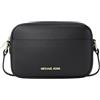 Michael Kors Jet Set Small Pebbled Leather Camera Crossbody Bag Black