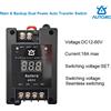 NONE Autoro AB18 Interruttore di trasferimento automatico ATS DC 12V-60V 18A Doppio interruttore di alimentazione con display digitale - Alimentatore ininterrotto UPS