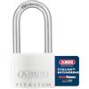 ABUS Lucchetto Titalium 64TI/40HB40 con grillo alto - lucchetto da cantina con corpo della serratura in alluminio speciale - grillo in acciaio temprato - livello di sicurezza 5