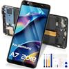 Atwist Schermo per Samsung Galaxy A7 2018 A750 LCD Display, per Samsung Galaxy A7 2018 Display Touch Screen Digitizer Glass Ricambio Replacement Assemly SM-A750 A750F A750FN A750N A750G (con Cornice)