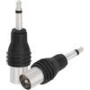 Eightwood Adattatore da 3,5 mm mono maschio a 9,5 mm Pal TV spina adattatore 2 pezzi per TV Radio Stereo Ricevitore Bose Wave Radio