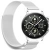 GIOPUEY Cinturini Compatibile con Oppo Watch X, Cinturino in Acciaio Inossidabile Intrecciato [Magnetico] - Silver