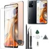 RongZy Schermo LCD per 6.67 Xiaomi 11T 5G 21081111RG Sostituzione Display Digitizer Assembly Vetro di Ricambio Touch Screen con Strumenti(Nero)