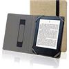 ENJOY-UNIQUE Custodia in canapa de 6 pollici ereader, Copertina in lino naturale per lettori di eBook con schermo da 6" compatibile con kindle, Sony, Kobo, Tolino, Pocketbook
