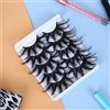Molain Ciglia finte multistrato ciglia finte drammatiche da 25 mm, confezione da 5 paia di ciglia finte Wispy Long Thick Fluffy Strip Eye Lashes