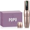 EZ TATTOO EZ Macchina per Tatuaggi Senza Fili - 6 Strokes 2.0mm-3.5mm Macchina per Tatuaggi con Display Digitale OLED Potenza della Batteria 1600mAh per il Trucco Permanente SMP (DIVA Oro)